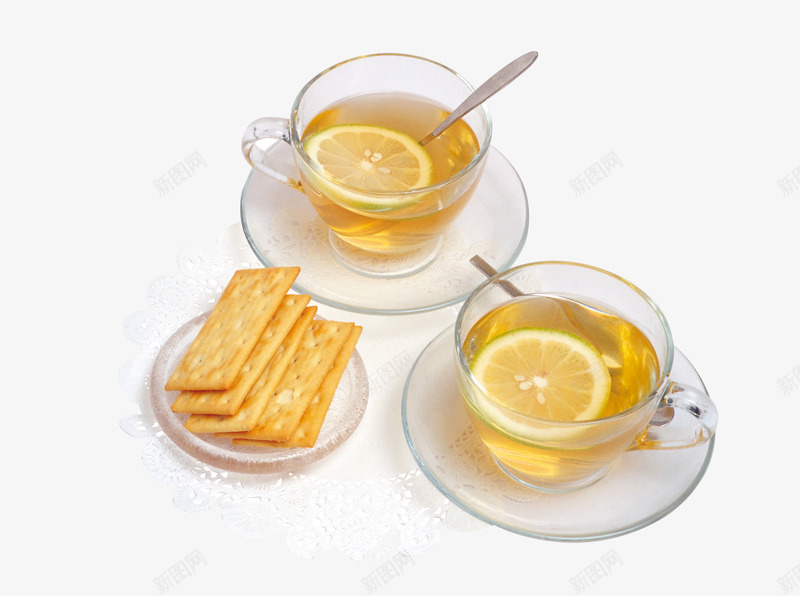 午后下午茶png免抠素材_88icon https://88icon.com 产品实物 柠檬茶 茶杯垫 饼干