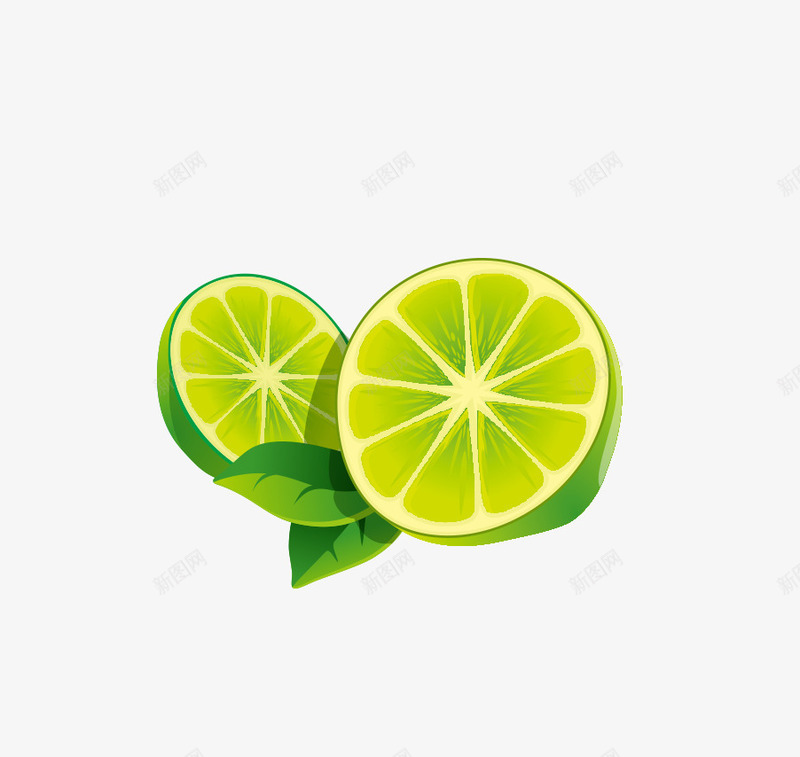 柠檬矢量图ai免抠素材_88icon https://88icon.com lemon 清新 绿色 矢量图