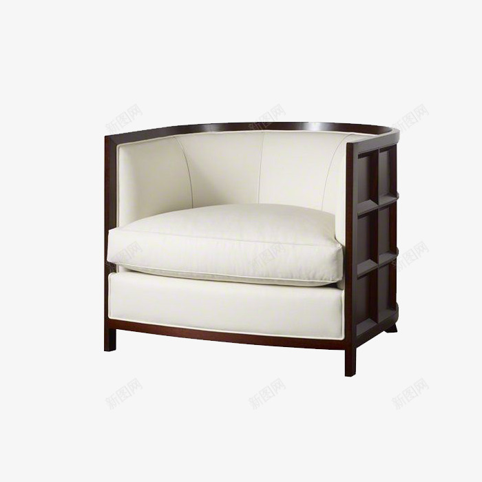 现代布料单人沙发png免抠素材_88icon https://88icon.com 产品实物 现代单人沙发 现代布料单人沙发 白色单人沙发