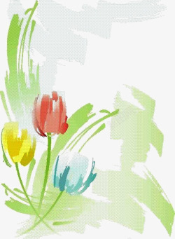 彩色花朵花瓣插画图形素材