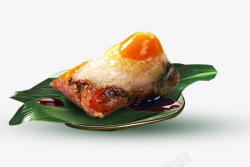 粽子雄黄酒板栗粽子蛋黄肉粽端午节节日元素高清图片