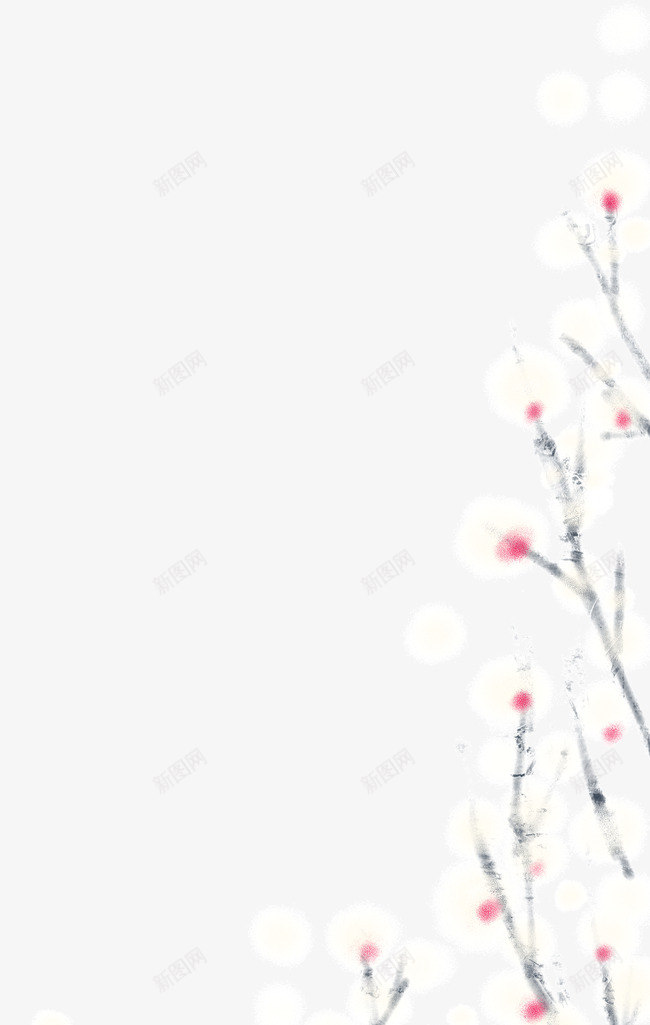 淡水彩画花朵花枝花丛png免抠素材_88icon https://88icon.com 淡水彩画 花丛 花朵 花枝