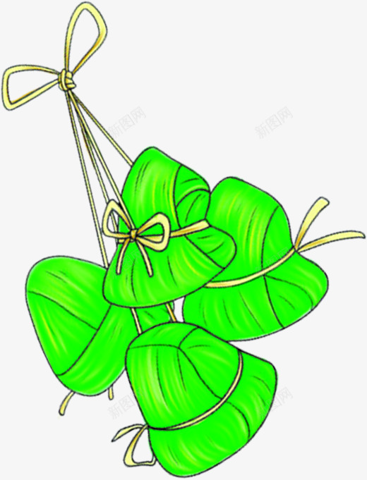端午节粽子卡通png免抠素材_88icon https://88icon.com 卡通 端午节 粽子
