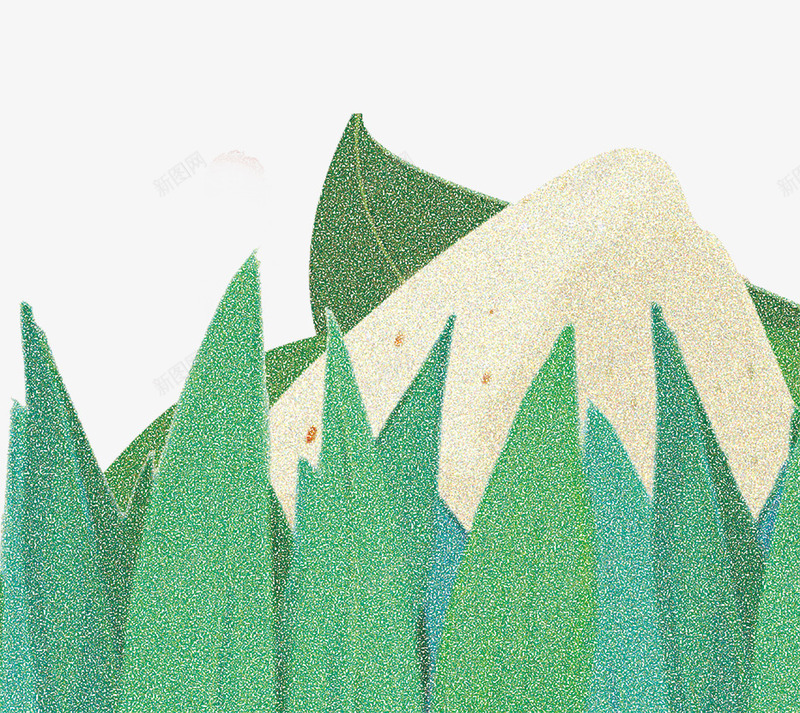手绘装饰插图端午节粽叶与粽子png免抠素材_88icon https://88icon.com 传统节日 手绘 插画 端午节 粽叶 粽子 装饰插图