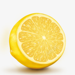 酸味半个柠檬高清图片