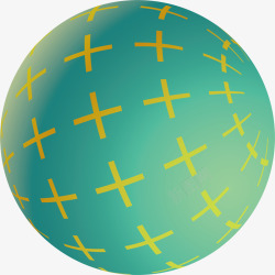 立体球扁平扁平化立体球素材