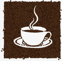 时尚咖啡豆咖啡海报矢量图素材