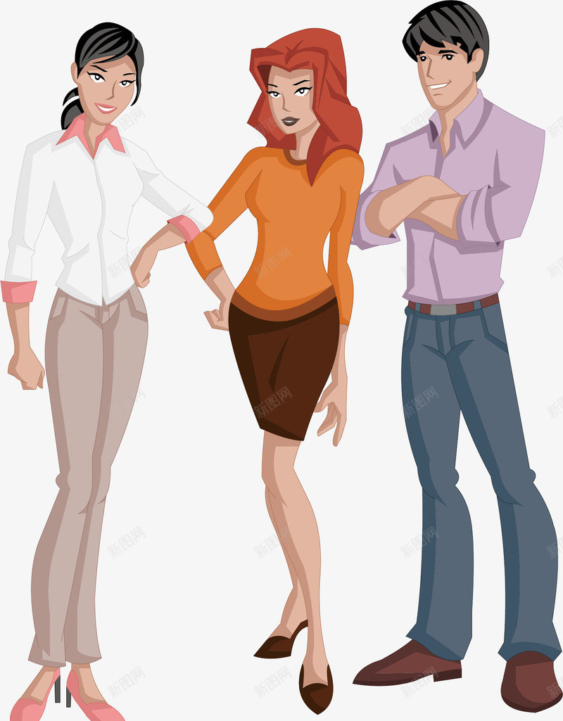 美女团队矢量图ai免抠素材_88icon https://88icon.com 专业律师团队 卡通律师 团队 律师团队 律师团队照片 美女 矢量图