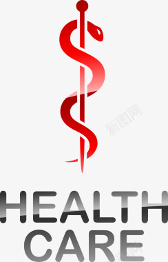 诊所创意红色logo矢量图图标图标