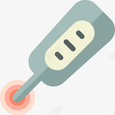 孩子打疫苗温度计图标图标