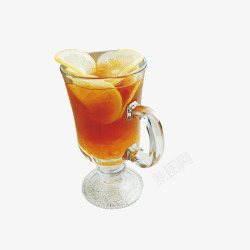 柠檬红茶图形素材