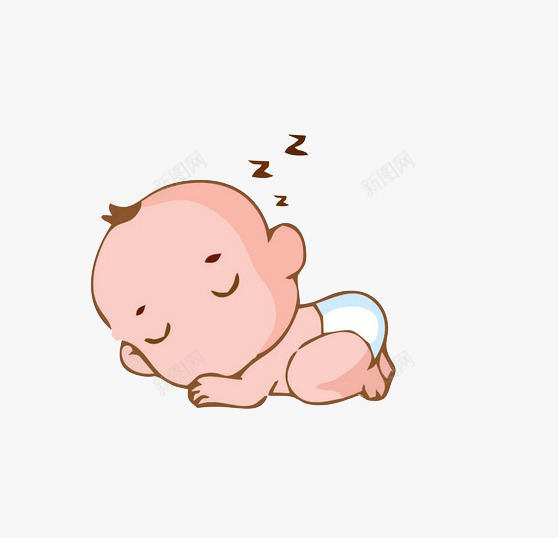 宝宝睡睡png免抠素材_88icon https://88icon.com 卡通 可爱 宝宝 睡睡