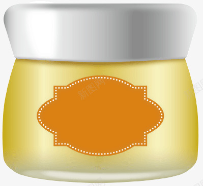 珍珠粉柠檬蜜带标签瓶子png免抠素材_88icon https://88icon.com 广告设计 柠檬 玻璃瓶 珍珠 粉 蜂蜜 设计
