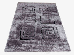 现代化灰色居家式花纹线条毛地毯素材