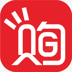 东华大学红色logo购物图标图标