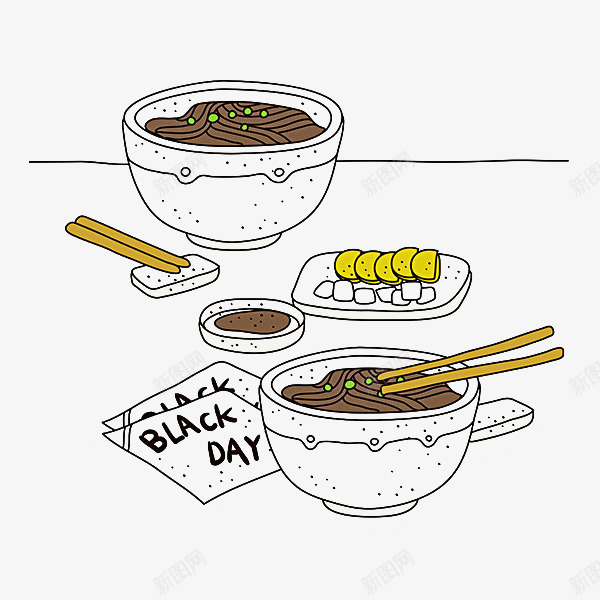 面食插画png免抠素材_88icon https://88icon.com 厨房 插画 面条 食品 餐具 饮料