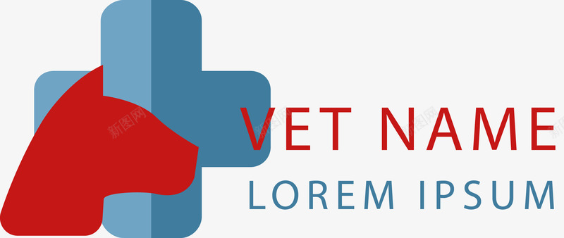 创意宠物医疗logo图图标图标