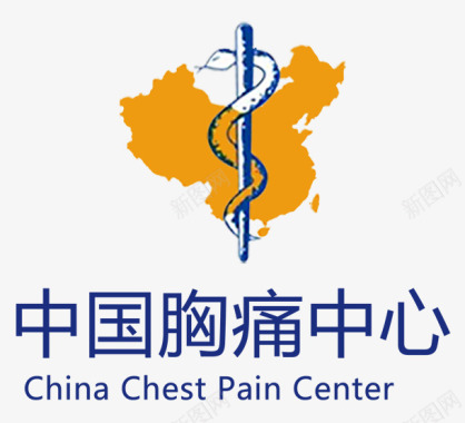 运动logo中国胸痛中心logo图标图标