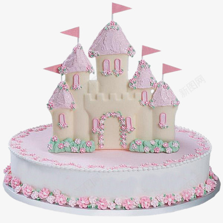 城堡生日蛋糕png免抠素材_88icon https://88icon.com png 生日蛋糕 装饰