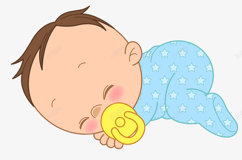 熟睡的婴儿png免抠素材_88icon https://88icon.com 奶嘴 婴儿 孩子 宝宝