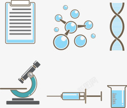 医疗实验室医院元素素材