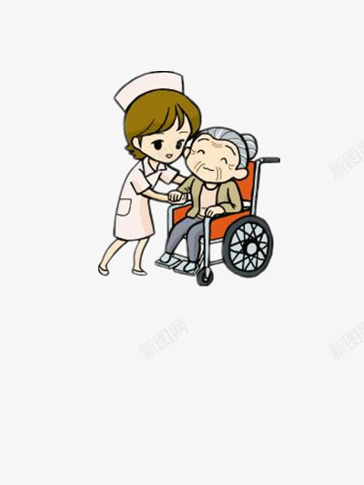护士png免抠素材_88icon https://88icon.com 医院 孝敬爸妈 尊老爱幼 护士 照看 病人 老人