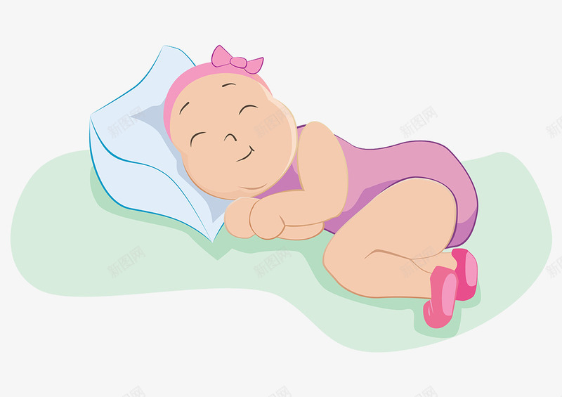 可爱插图睡着胖嘟嘟的小女孩png免抠素材_88icon https://88icon.com 呼呼睡着的宝宝 宝宝 宝宝睡着了 插图睡着胖嘟嘟的小女孩 睡宝宝 睡着的孩子 睡觉的宝宝