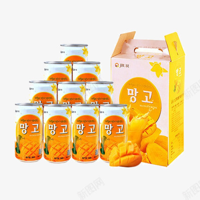 产品实物韩国进口芒果汁png免抠素材_88icon https://88icon.com 芒果汁 韩国进口 韩国饮品 饮料