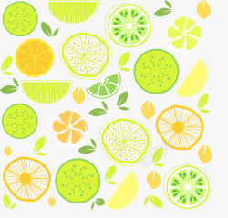 柠檬水果背景图素材