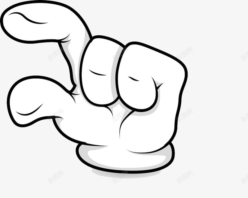 一个小动作动画手png免抠素材_88icon https://88icon.com 动作 动画 动画手 卡通 卡通动画 卡通形象 手指