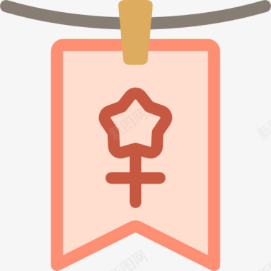 女性符号女孩图标图标