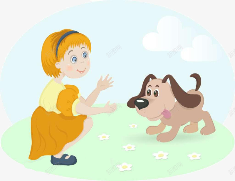 人和宠物招唤狗狗png免抠素材_88icon https://88icon.com 人和宠物 可爱的孩子 开心 快乐 招唤小狗 朋友 褐色的狗狗