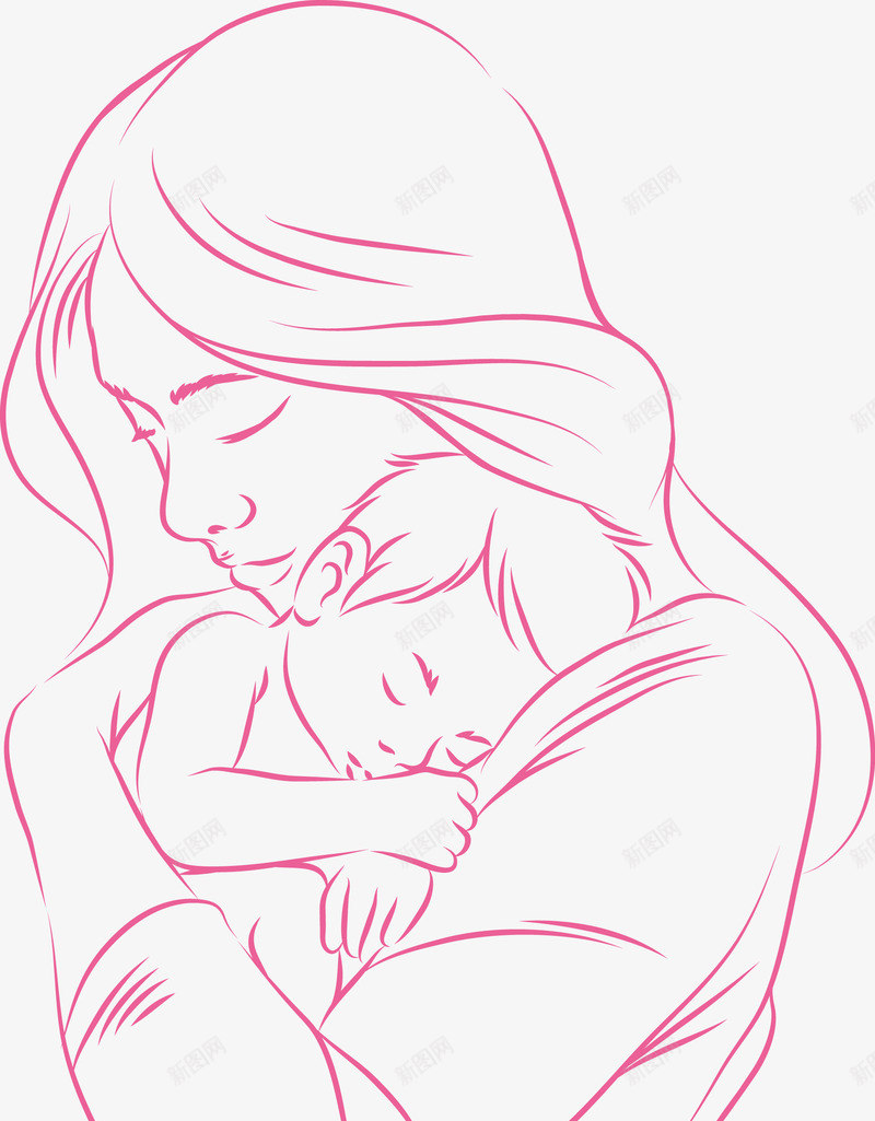 抱孩子的母亲png免抠素材_88icon https://88icon.com PNG素材 孩子 母亲 母亲节