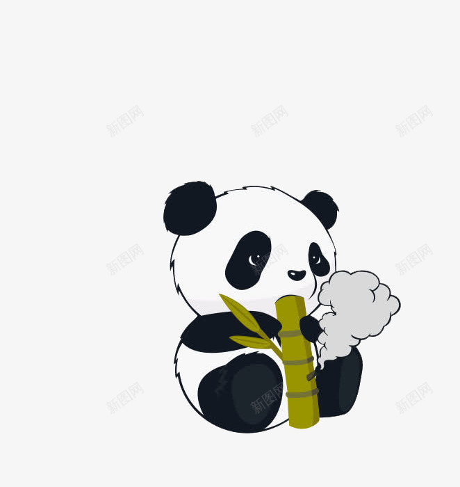 卡通可爱小动物装饰动物头像熊猫png免抠素材_88icon https://88icon.com 动物可爱 卡通动物 小清新海报设计 手绘动物头像 熊猫 萌萌哒的小动物 装饰卡通