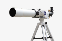 白色三脚架望远镜素材