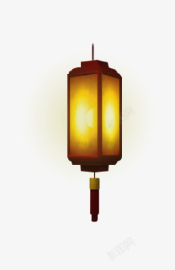 唯美中国风复古灯笼灯光素材