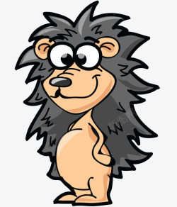 狮子超萌卡通手绘Q版动物下素材