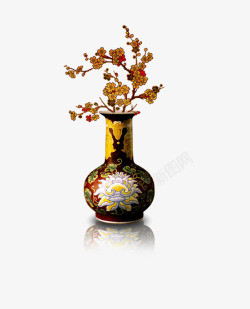 精美中国风复古花瓶素材
