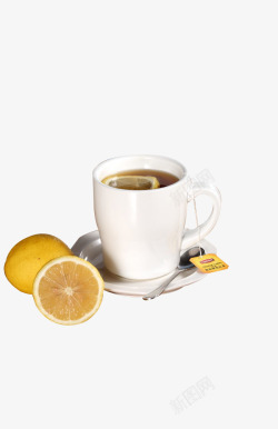 柠檬红茶素材