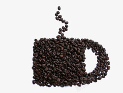 创意咖啡豆造型素材