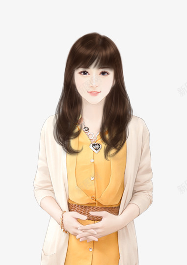 现代优雅美女手绘海报背景png免抠素材_88icon https://88icon.com 优雅 手绘 海报 现代 美女 背景