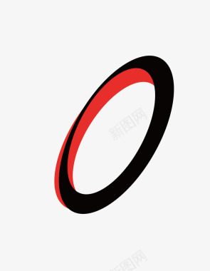 卡通扁平化logo圆环标识图标图标