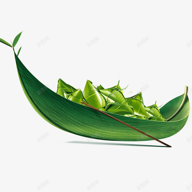端午节安定粽子png免抠素材_88icon https://88icon.com 屈原 绿色 节日 食物