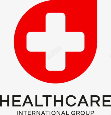 诊所红色创意logo图图标图标