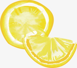 柠檬精致水粉图形矢量图素材