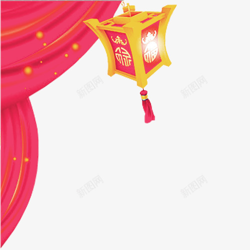 彩带灯笼节日气氛红色热闹png免抠素材_88icon https://88icon.com 热闹 热闹气氛 红色 红色彩带 红色灯笼 节日