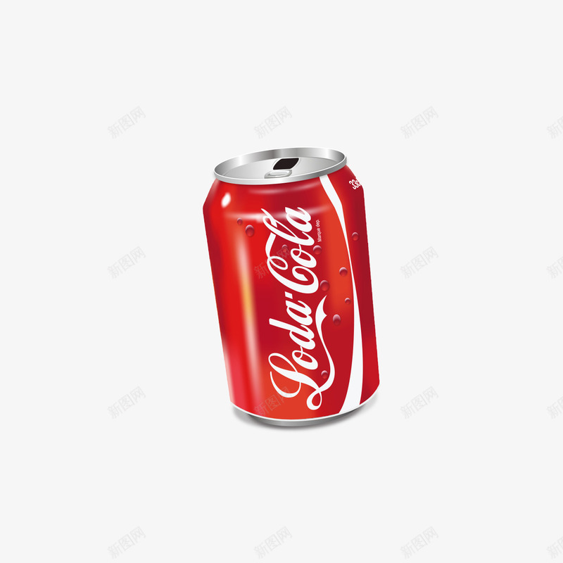 罐装可口可乐饮料png免抠素材_88icon https://88icon.com 可口可乐 红色 罐装 饮料