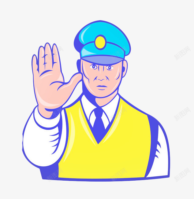 警察png免抠素材_88icon https://88icon.com 人物插画 头像 禁止 警察 警帽