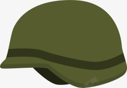 卡通军事头盔装饰素材
