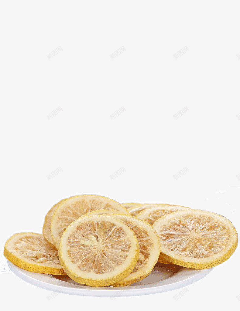 一盘柠檬干png免抠素材_88icon https://88icon.com 产品实物 柠檬 柠檬干 食物